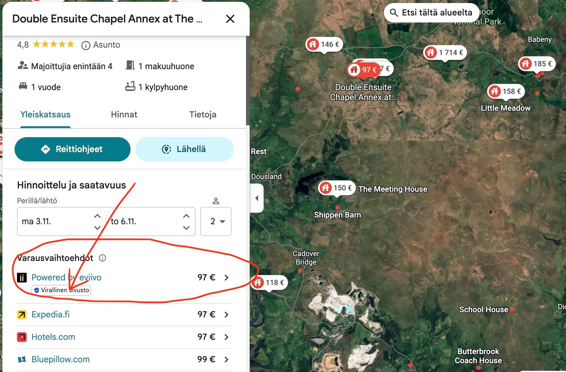 google-vacation-rental-maps